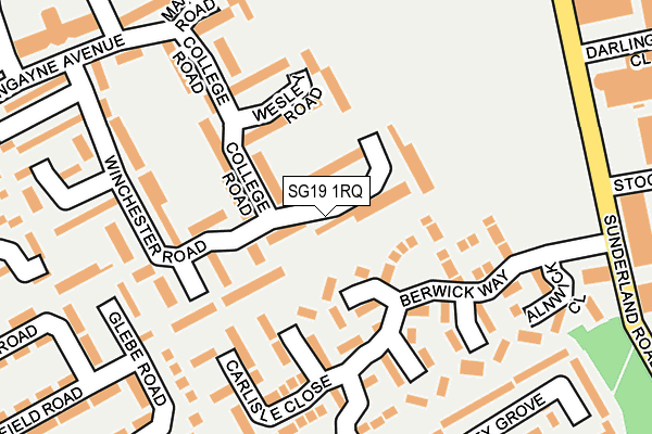 SG19 1RQ map - OS OpenMap – Local (Ordnance Survey) SG19 1RQ map - OS OpenMap – Local (Ordnance Survey)