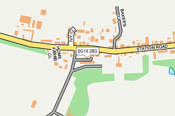 SG19 2BG map - OS OpenMap – Local (Ordnance Survey) SG19 2BG map - OS OpenMap – Local (Ordnance Survey)