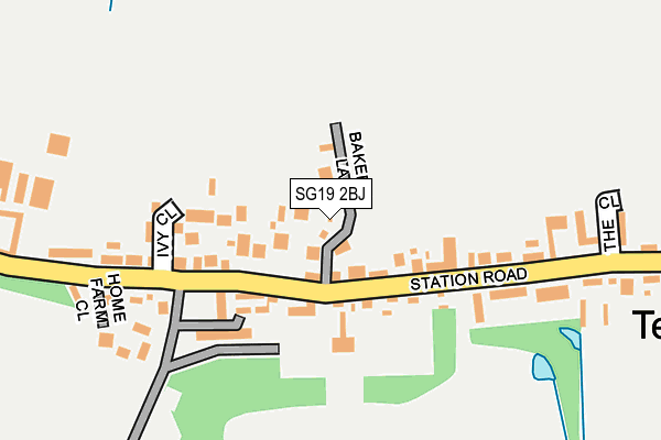 SG19 2BJ map - OS OpenMap – Local (Ordnance Survey) SG19 2BJ map - OS OpenMap – Local (Ordnance Survey)