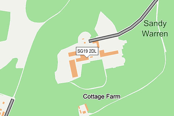 SG19 2DL map - OS OpenMap – Local (Ordnance Survey) SG19 2DL map - OS OpenMap – Local (Ordnance Survey)