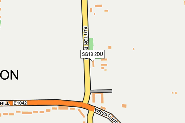 SG19 2DU map - OS OpenMap – Local (Ordnance Survey) SG19 2DU map - OS OpenMap – Local (Ordnance Survey)