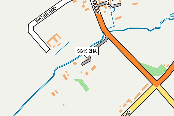 SG19 2HA map - OS OpenMap – Local (Ordnance Survey) SG19 2HA map - OS OpenMap – Local (Ordnance Survey)