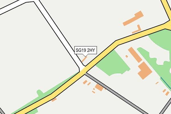 SG19 2HY map - OS OpenMap – Local (Ordnance Survey) SG19 2HY map - OS OpenMap – Local (Ordnance Survey)