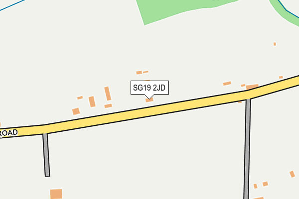 SG19 2JD map - OS OpenMap – Local (Ordnance Survey) SG19 2JD map - OS OpenMap – Local (Ordnance Survey)