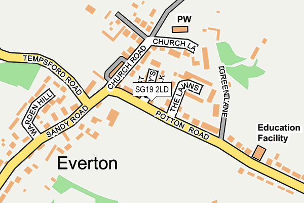 SG19 2LD map - OS OpenMap – Local (Ordnance Survey) SG19 2LD map - OS OpenMap – Local (Ordnance Survey)