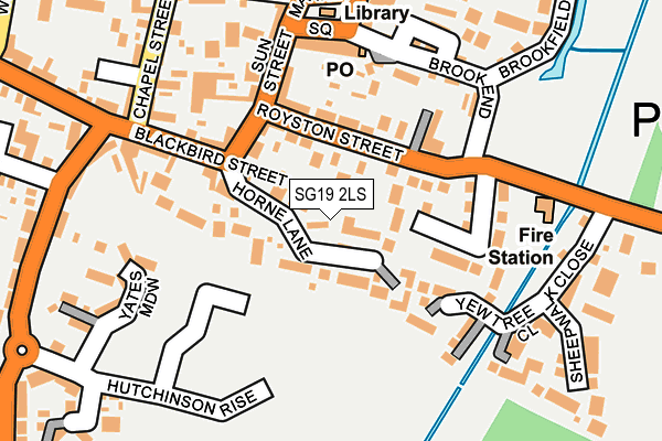 SG19 2LS map - OS OpenMap – Local (Ordnance Survey) SG19 2LS map - OS OpenMap – Local (Ordnance Survey)