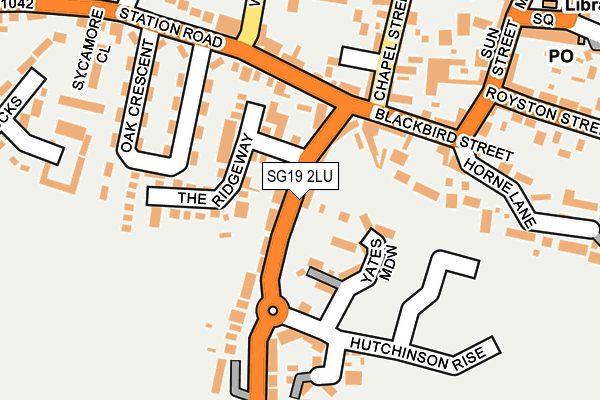 SG19 2LU map - OS OpenMap – Local (Ordnance Survey) SG19 2LU map - OS OpenMap – Local (Ordnance Survey)