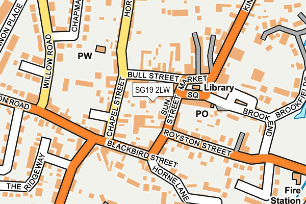 SG19 2LW map - OS OpenMap – Local (Ordnance Survey) SG19 2LW map - OS OpenMap – Local (Ordnance Survey)