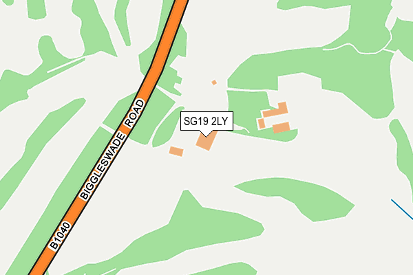SG19 2LY map - OS OpenMap – Local (Ordnance Survey) SG19 2LY map - OS OpenMap – Local (Ordnance Survey)
