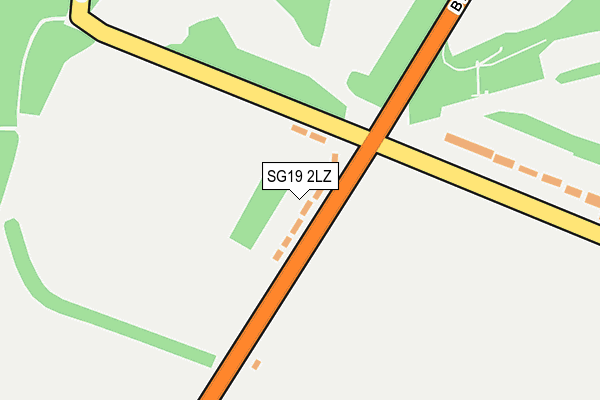 SG19 2LZ map - OS OpenMap – Local (Ordnance Survey) SG19 2LZ map - OS OpenMap – Local (Ordnance Survey)