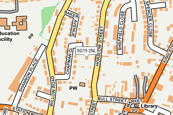 SG19 2NL map - OS OpenMap – Local (Ordnance Survey) SG19 2NL map - OS OpenMap – Local (Ordnance Survey)
