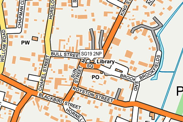 SG19 2NP map - OS OpenMap – Local (Ordnance Survey) SG19 2NP map - OS OpenMap – Local (Ordnance Survey)