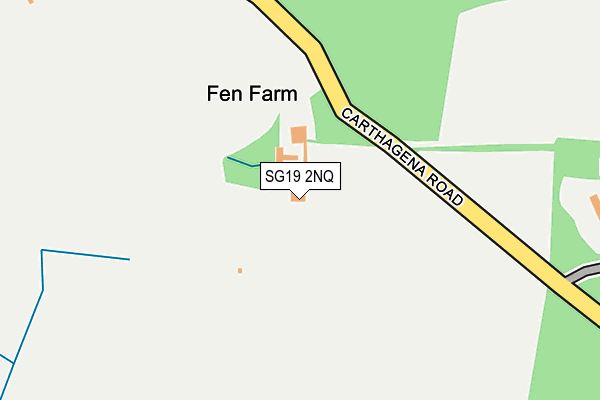 SG19 2NQ map - OS OpenMap – Local (Ordnance Survey) SG19 2NQ map - OS OpenMap – Local (Ordnance Survey)