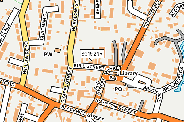 SG19 2NR map - OS OpenMap – Local (Ordnance Survey) SG19 2NR map - OS OpenMap – Local (Ordnance Survey)