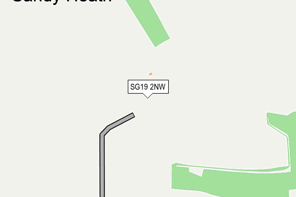 SG19 2NW map - OS OpenMap – Local (Ordnance Survey) SG19 2NW map - OS OpenMap – Local (Ordnance Survey)