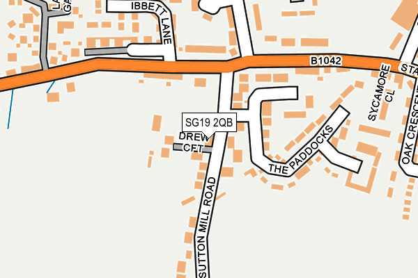 SG19 2QB map - OS OpenMap – Local (Ordnance Survey) SG19 2QB map - OS OpenMap – Local (Ordnance Survey)