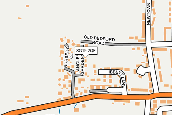 SG19 2QF map - OS OpenMap – Local (Ordnance Survey) SG19 2QF map - OS OpenMap – Local (Ordnance Survey)