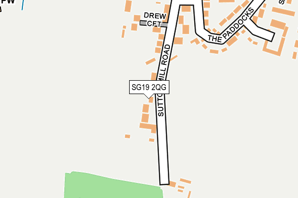 SG19 2QG map - OS OpenMap – Local (Ordnance Survey) SG19 2QG map - OS OpenMap – Local (Ordnance Survey)