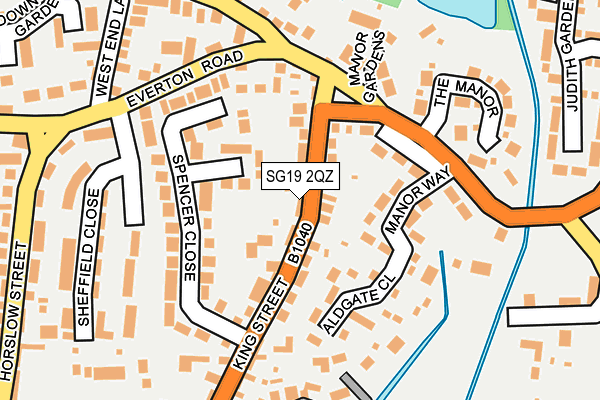 SG19 2QZ map - OS OpenMap – Local (Ordnance Survey) SG19 2QZ map - OS OpenMap – Local (Ordnance Survey)