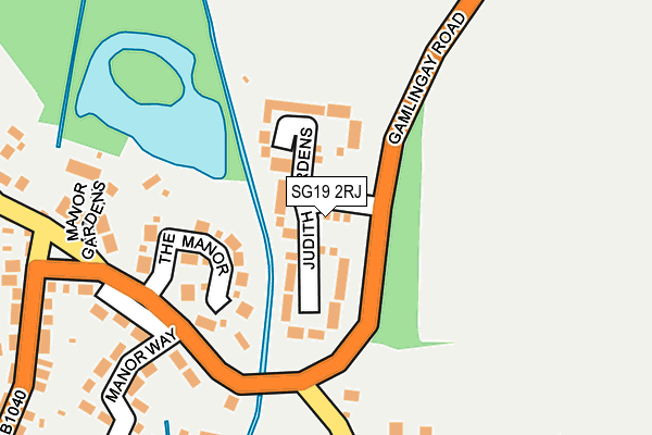 SG19 2RJ map - OS OpenMap – Local (Ordnance Survey) SG19 2RJ map - OS OpenMap – Local (Ordnance Survey)