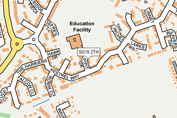 SG19 2TH map - OS OpenMap – Local (Ordnance Survey) SG19 2TH map - OS OpenMap – Local (Ordnance Survey)