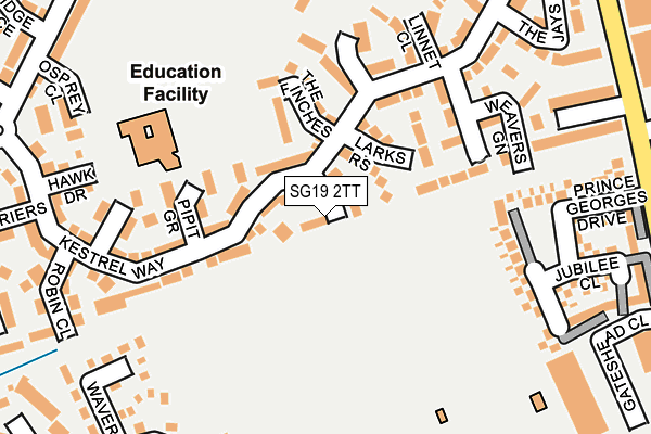 SG19 2TT map - OS OpenMap – Local (Ordnance Survey) SG19 2TT map - OS OpenMap – Local (Ordnance Survey)