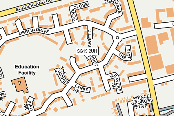 SG19 2UH map - OS OpenMap – Local (Ordnance Survey) SG19 2UH map - OS OpenMap – Local (Ordnance Survey)