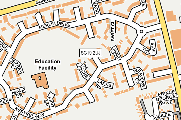 SG19 2UJ map - OS OpenMap – Local (Ordnance Survey) SG19 2UJ map - OS OpenMap – Local (Ordnance Survey)