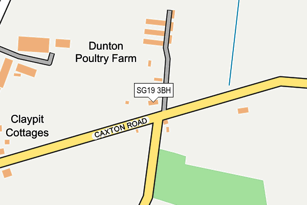 SG19 3BH map - OS OpenMap – Local (Ordnance Survey) SG19 3BH map - OS OpenMap – Local (Ordnance Survey)