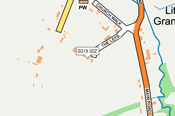 SG19 3DZ map - OS OpenMap – Local (Ordnance Survey) SG19 3DZ map - OS OpenMap – Local (Ordnance Survey)