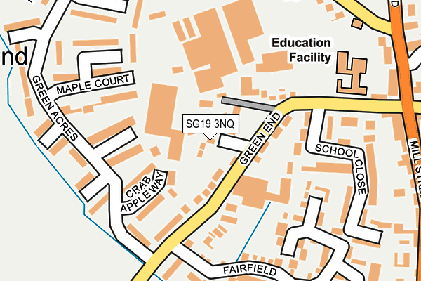 SG19 3NQ map - OS OpenMap – Local (Ordnance Survey) SG19 3NQ map - OS OpenMap – Local (Ordnance Survey)