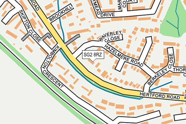 SG2 8RZ map - OS OpenMap – Local (Ordnance Survey) SG2 8RZ map - OS OpenMap – Local (Ordnance Survey)