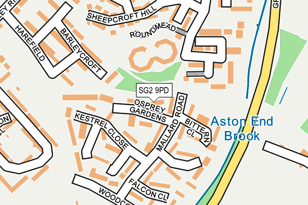 SG2 9PD map - OS OpenMap – Local (Ordnance Survey) SG2 9PD map - OS OpenMap – Local (Ordnance Survey)