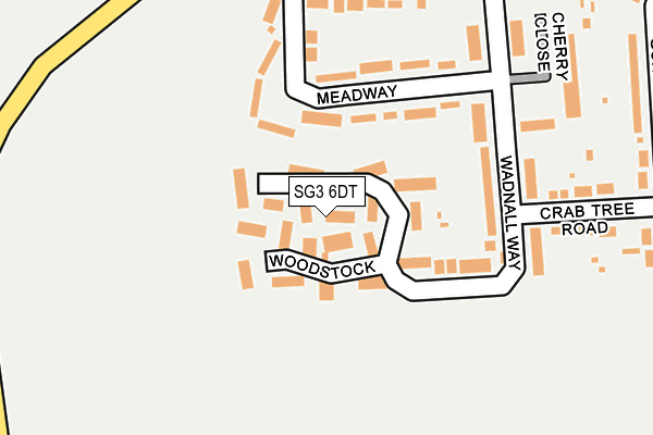 SG3 6DT map - OS OpenMap – Local (Ordnance Survey) SG3 6DT map - OS OpenMap – Local (Ordnance Survey)