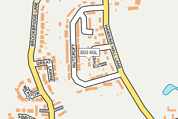 SG3 6GL map - OS OpenMap – Local (Ordnance Survey) SG3 6GL map - OS OpenMap – Local (Ordnance Survey)