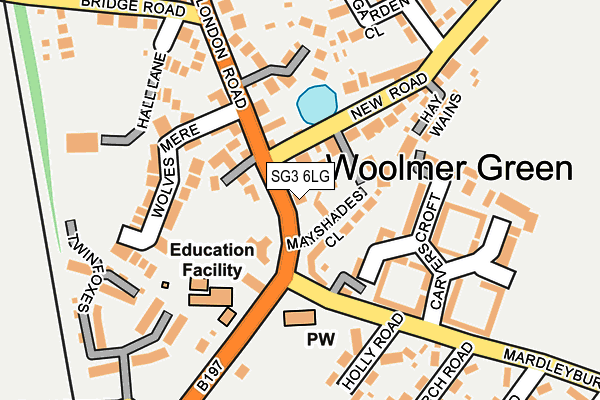 SG3 6LG map - OS OpenMap – Local (Ordnance Survey) SG3 6LG map - OS OpenMap – Local (Ordnance Survey)