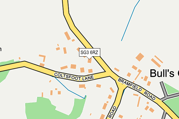 SG3 6RZ map - OS OpenMap – Local (Ordnance Survey) SG3 6RZ map - OS OpenMap – Local (Ordnance Survey)