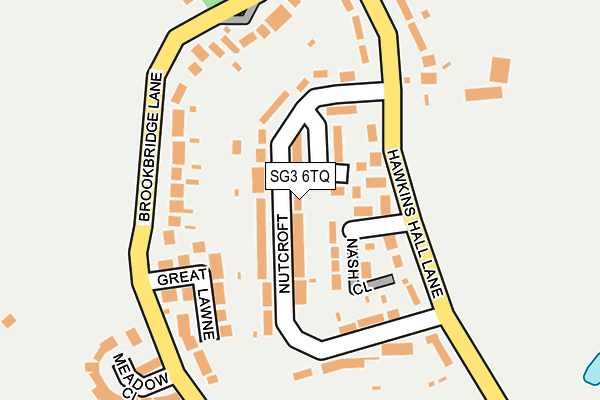 SG3 6TQ map - OS OpenMap – Local (Ordnance Survey) SG3 6TQ map - OS OpenMap – Local (Ordnance Survey)