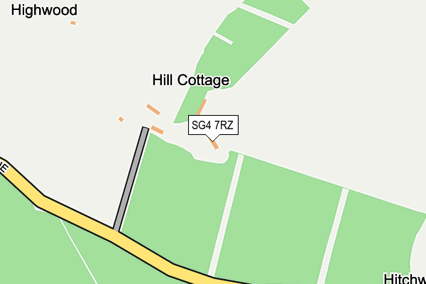 SG4 7RZ map - OS OpenMap – Local (Ordnance Survey) SG4 7RZ map - OS OpenMap – Local (Ordnance Survey)