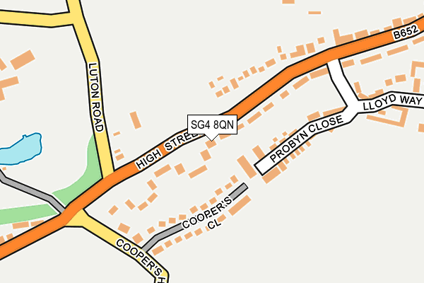 SG4 8QN map - OS OpenMap – Local (Ordnance Survey) SG4 8QN map - OS OpenMap – Local (Ordnance Survey)