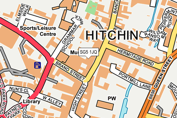 SG5 1JQ map - OS OpenMap – Local (Ordnance Survey) SG5 1JQ map - OS OpenMap – Local (Ordnance Survey)
