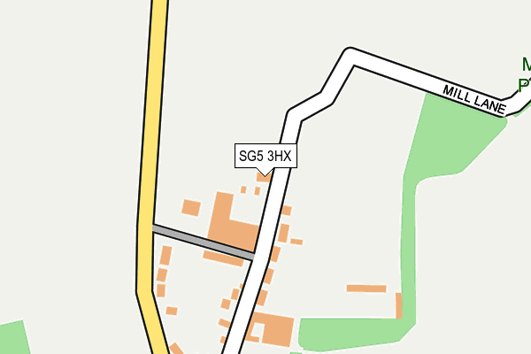 SG5 3HX map - OS OpenMap – Local (Ordnance Survey) SG5 3HX map - OS OpenMap – Local (Ordnance Survey)