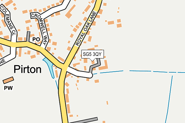 SG5 3QY map - OS OpenMap – Local (Ordnance Survey) SG5 3QY map - OS OpenMap – Local (Ordnance Survey)