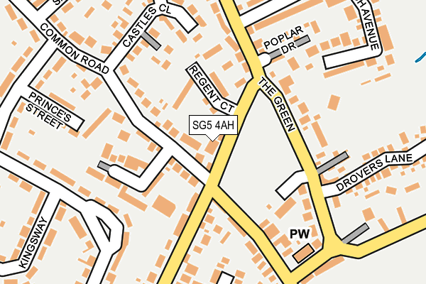 SG5 4AH map - OS OpenMap – Local (Ordnance Survey) SG5 4AH map - OS OpenMap – Local (Ordnance Survey)