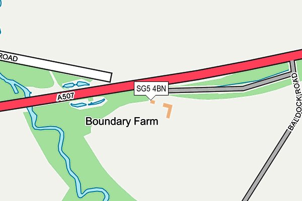 SG5 4BN map - OS OpenMap – Local (Ordnance Survey) SG5 4BN map - OS OpenMap – Local (Ordnance Survey)