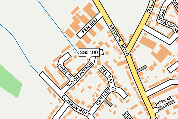 SG5 4DD map - OS OpenMap – Local (Ordnance Survey) SG5 4DD map - OS OpenMap – Local (Ordnance Survey)