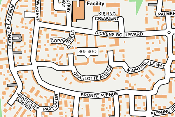 SG5 4GQ map - OS OpenMap – Local (Ordnance Survey) SG5 4GQ map - OS OpenMap – Local (Ordnance Survey)