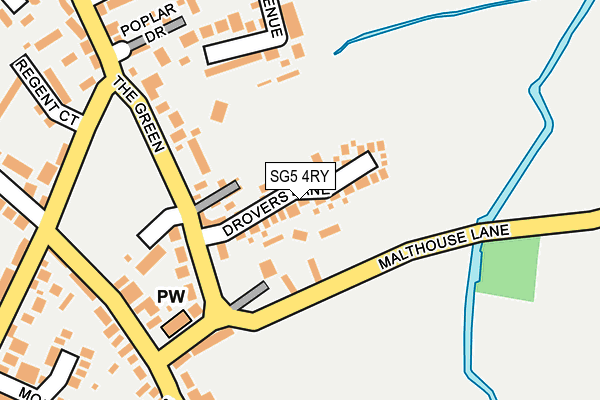 SG5 4RY map - OS OpenMap – Local (Ordnance Survey) SG5 4RY map - OS OpenMap – Local (Ordnance Survey)