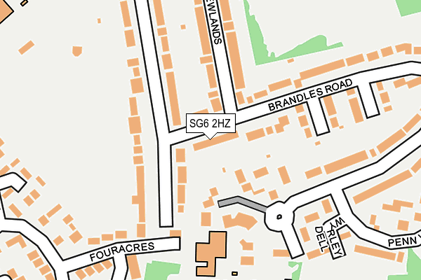 SG6 2HZ map - OS OpenMap – Local (Ordnance Survey) SG6 2HZ map - OS OpenMap – Local (Ordnance Survey)