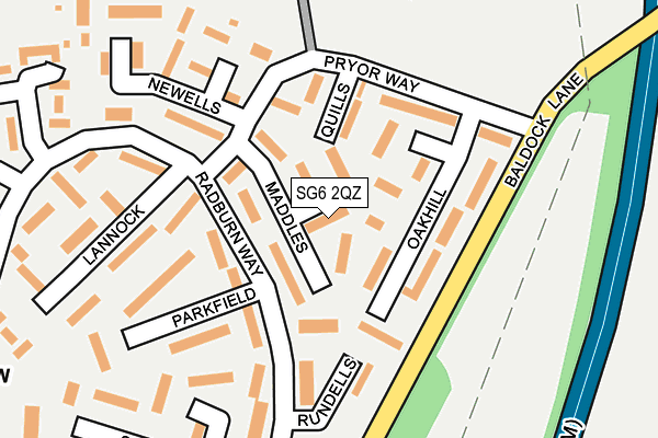 SG6 2QZ map - OS OpenMap – Local (Ordnance Survey) SG6 2QZ map - OS OpenMap – Local (Ordnance Survey)